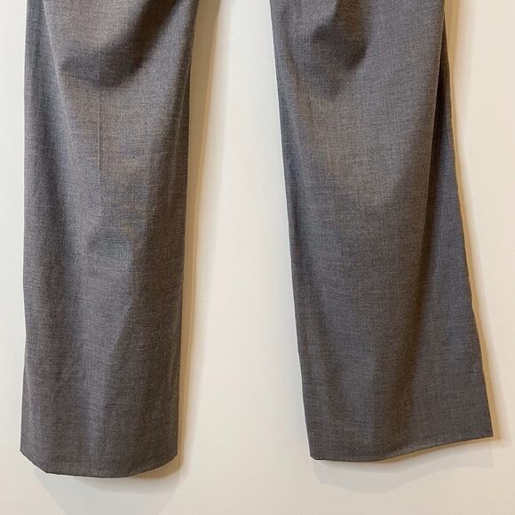 Hugo Boss Tulira Virgin Wool Slacks Full Length Dress Pants Office Exec Gray 6 - Picture 9 of 15